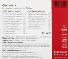 Kontraste - Gregorianik und Jazz im Dialog, CD