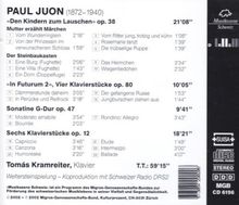 Paul Juon (1872-1940): Klavierwerke, CD