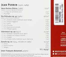 Jean Perrin (1920-1989): Klavierwerke, CD