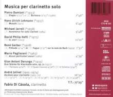 Fabio Di Casola - Musica per clairnetto solo, CD