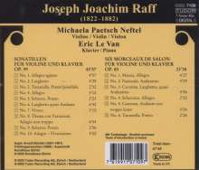 Joachim Raff (1822-1882): 6 Sonatillen op.99 für Violine &amp; Klavier, CD
