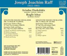 Joachim Raff (1822-1882): Violinsonaten Nr.2 &amp; 5, CD
