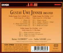 Gustav Jenner (1865-1920): Violinsonaten Nr.1-3, CD