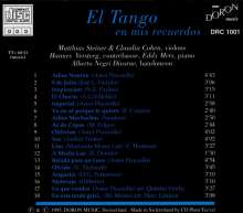 El Tango en mis recuerdos, CD