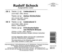 Rudolf Schock - Ausgewählte Lieder, 2 CDs