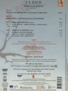 Johann Sebastian Bach (1685-1750): Messe h-moll BWV 232, 2 Super Audio CDs und 2 DVDs