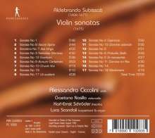 Aldebrando Subissati (1606-1677): Violinsonaten (1675), CD