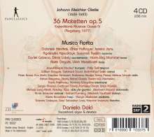 Johann Melchior Gletle (1625-1683): 36 Motetten op.5 - Expeditionis Musicae Classis IV (Augsburg 1677), 4 CDs