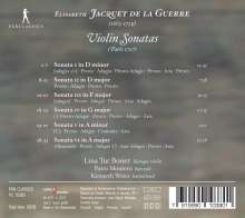 Elisabeth-Claude Jacquet de la Guerre (1665-1729): Sonaten Nr.1-6 für Violine &amp; Bc, CD