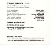 Othmar Schoeck (1886-1957): Venus op.32 (Oper in 3 Akten), 2 CDs