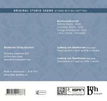 Ludwig van Beethoven (1770-1827): Streichquartette Nr.4 &amp; 7, 1 CD und 1 Blu-ray Disc