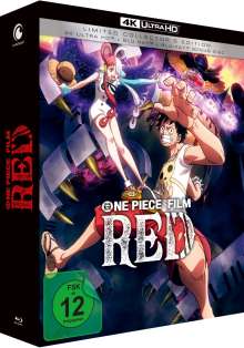 One Piece - 14. Film: Red (Collector's Edition) (Ultra HD Blu-ray &amp; Blu-ray), 1 Ultra HD Blu-ray und 2 Blu-ray Discs