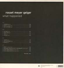 Josquin Rosset, Gabriel Meyer &amp; Jan Geiger: What Happened (180g), 2 LPs