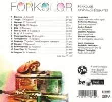 Forkolor Saxophone Quartet: Forkolor, CD