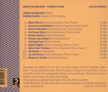 Irene Schweizer &amp; Pierre Favre: Live In Zürich 2013, CD
