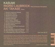 Ingrid Laubrock &amp; Aki Takase: Kasumi, CD