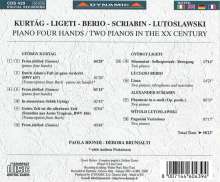 Paola Biondi &amp; Debora Brunialti - Klavier 4-händig &amp; 2 Klaviere, CD