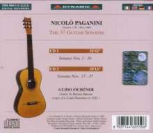 Niccolo Paganini (1782-1840): Sonaten für Gitarre Nr.1-37, 2 CDs