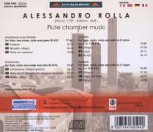 Alessandro Rolla (1757-1841): Kammermusik mit Flöte, CD