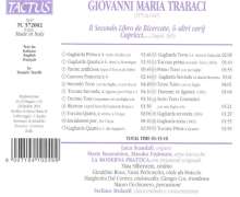 Giovanni Maria Trabaci (1575-1647): Il Secondo Libro de Ricercate &amp; altri varij Capricci, CD