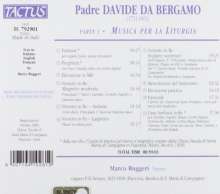 Padre Davide da Bergamo (1791-1863): Orgelwerke Vol.1, CD