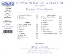 Giovanni Battista Martini (1706-1784): Requiem, CD