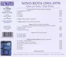 Nino Rota (1911-1979): Kammermusik für Flöte, CD