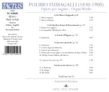 Polibio Fumagalli (1830-1900): Orgelwerke, CD