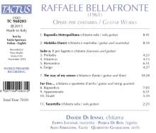 Raffaele Bellafronte (geb. 1961): Gitarrenwerke, CD