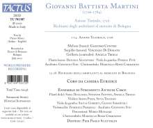 Giovanni Battista Martini (1706-1784): Azione Teatrale (1726), CD