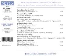 Jose Daniel Cirigliano - Music for solo Clarinet, CD