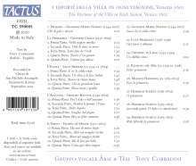 I Diporti Della Villa in Ogni Stagione, Venezia 1601, CD