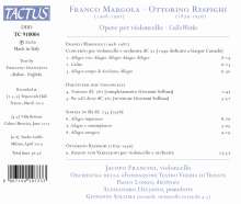 Franco Margola (1908-1992): Cellokonzert, CD