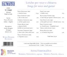 Barbara Vignudelli - Liriche per Voce e Chitarra, CD