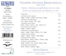 Giuseppe Antonio Brescianello (1690-1758): Partiten &amp; Sinfonien für Gallichone, CD