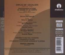 Emilio de' Cavalieri (1550-1602): Rappresentatione di Anima e di Corpo, CD
