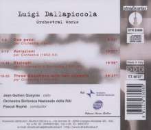 Luigi Dallapiccola (1904-1975): 3 Questions with 2 Answers f.Orchester, CD