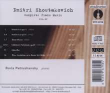Dmitri Schostakowitsch (1906-1975): Sämtliche Klavierwerke Vol.2, CD