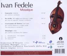 Ivan Fedele (geb. 1953): Mosaique für Violine &amp; Kammerorchester, CD