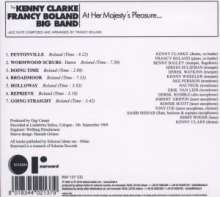 Kenny Clarke &amp; Francy Boland: At Her Majesty's Pleasure, CD