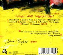 John Taylor (Piano) (1942-2015): Songs And Variations, CD