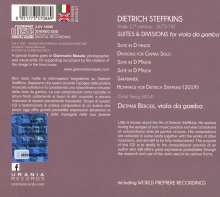 Dietrich Steffkins (nach 1600 - 1673/74): Suiten für Viola da Gamba, CD