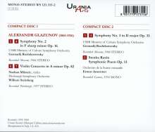 Alexander Glasunow (1865-1936): Symphonien Nr.2 &amp; 3, 2 CDs