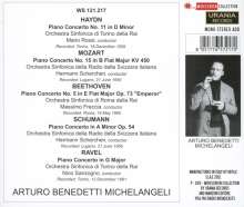 Benedetti Michelangeli spielt Klavierkonzerte, 2 CDs