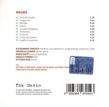 Alessandro Tedesco (geb. 1976): Magma, CD