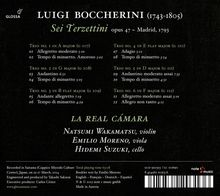 Luigi Boccherini (1743-1805): Streichtrios op.47 Nr.1-6 (G.107-112), CD