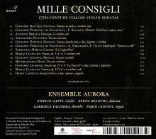 Violinsonaten aus  Italien (17.Jahrhundert) -  "Mille Consigli", CD