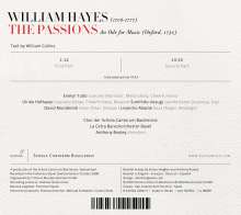 William Hayes (1708-1777): The Passions (An Ode for Music,Oxford 1750), CD