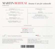 Martin Berteau (1708-1771): Sonaten &amp; Arien für Cello, CD