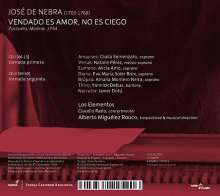 Jose de Nebra (1702-1768): Vendado es Amor,no es Ciego (Zarzuela,Madrid,1744), 2 CDs
